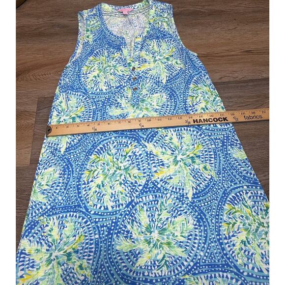 Lilly Pulitzer Sleeveless Essie Dress V Neck Cotton Modal Size Small #20918 EUC - Picture 2 of 7